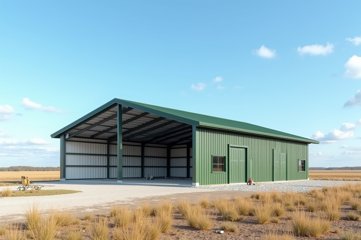 Taille maximale de hangar constructible sans permis de construire