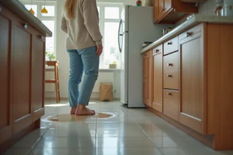 Dégâts des eaux dans un logement avec biens endommagés